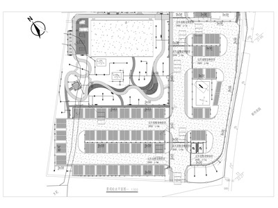广州太和广场绿化停车场景观改造CAD施工图