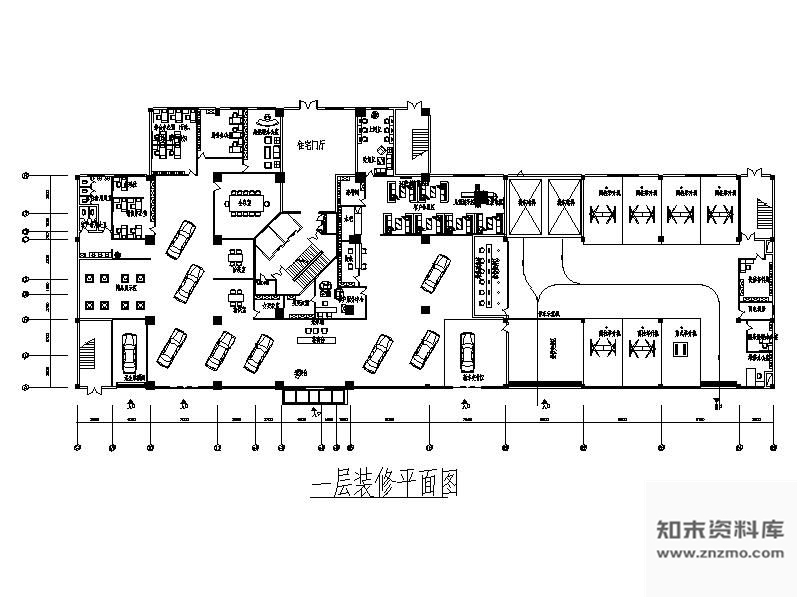 施工图某汽贸4S店装饰施工图