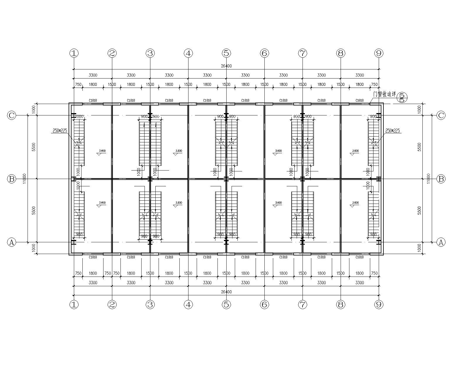 某2层钢结构商业结构施工图（CAD含建筑图）