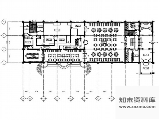 施工图北京华贵高雅特级俄式西餐厅室内装修施工图含实景