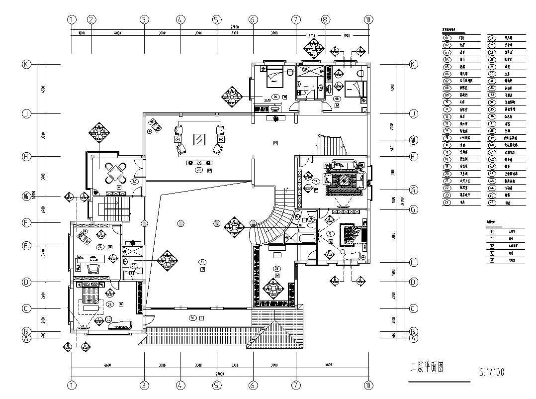 [上海]富春中式风格5层独立别墅施工图