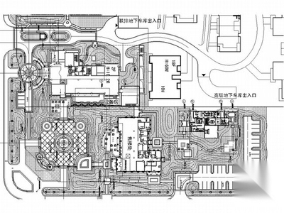 [北京]居住区会所及售楼部地块景观设计施工图 （著名景...