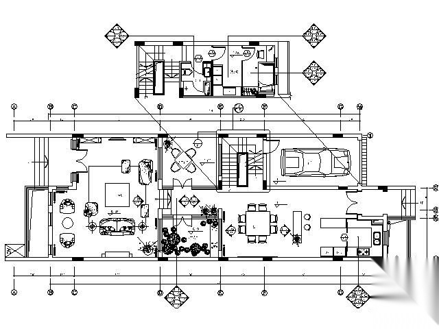 [深圳]名师地知名地产风格别墅施工图（含实景）