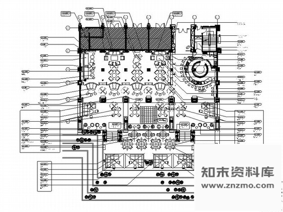 施工图海南国际度假酒店情趣酒吧装修设计施工图