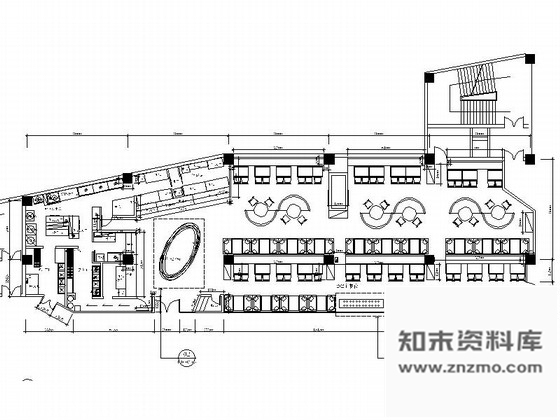 施工图武汉全国连锁时尚现代火锅餐厅装修施工图含效果