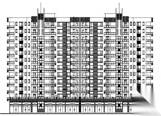 住宅楼全套建筑施工图纸