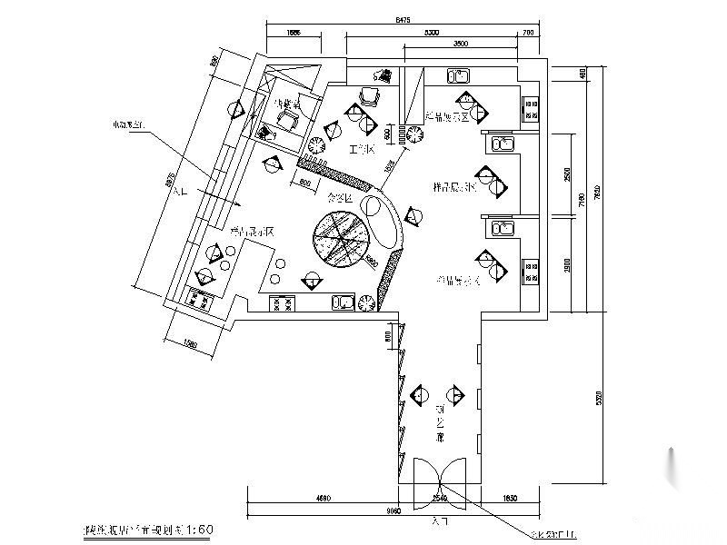 某厨柜展厅装修图