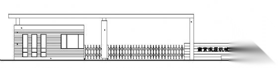 南京某液压机械制造厂大门建筑方案图