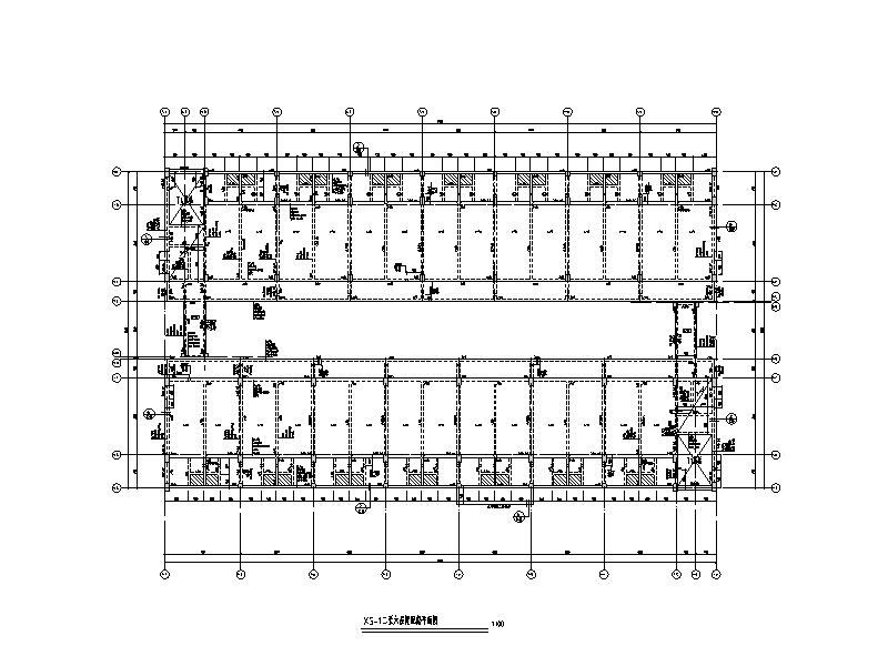 6层钢混框架结构 学生建筑结构 施工图