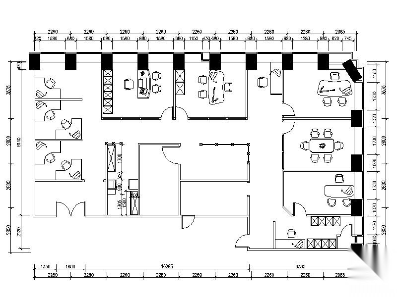 [上海]某保险办公空间施工图