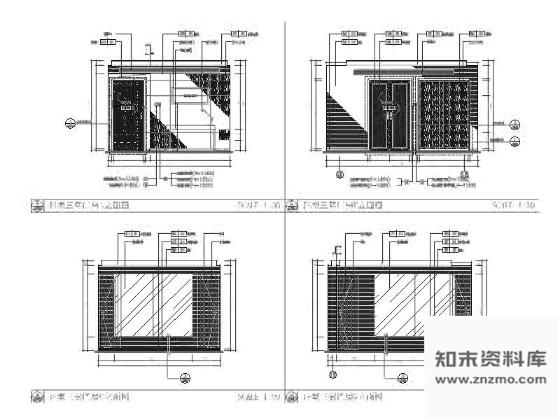 图块/节点过道立面图