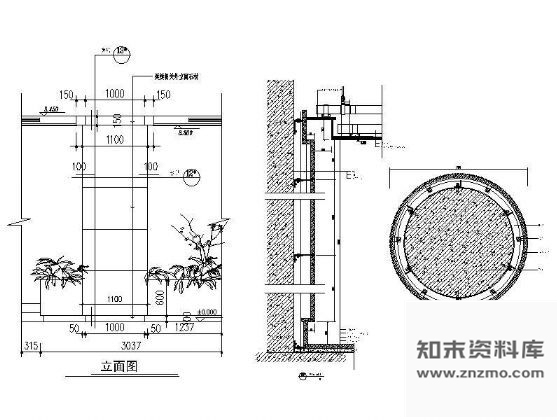 图块/节点大厅圆柱详图