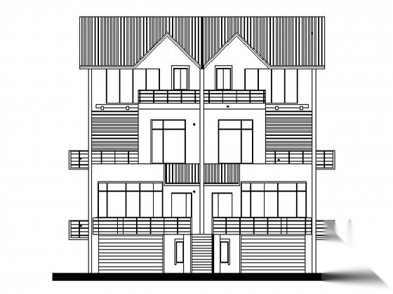 某townhouse住宅单体设计方案六