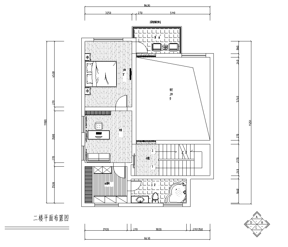 [广东]金源酒店三层经济型别墅室内装修图（含效果图）