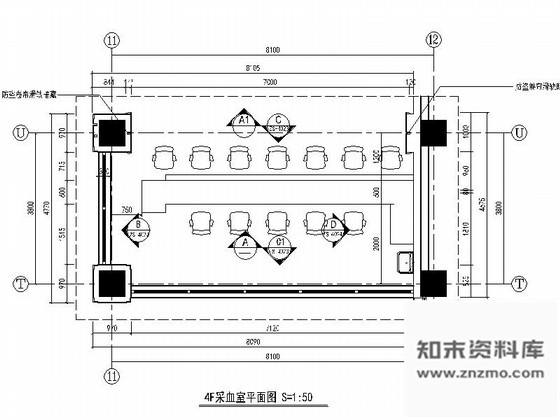 施工图吉林某四层医院室内装修施工图