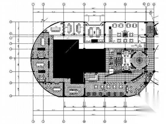 [福建]国际游艇会所西餐厅装修施工图（含效果）