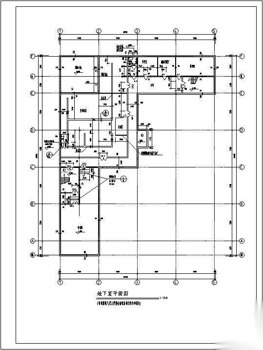 现代多层购物中心商业建筑设计施工图CAD