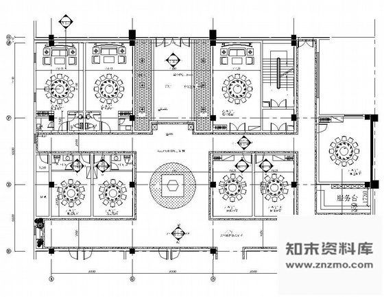 施工图某大型餐厅包间装修图Ⅲ