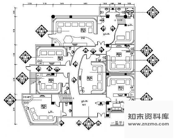 施工图酒吧室内包间设计