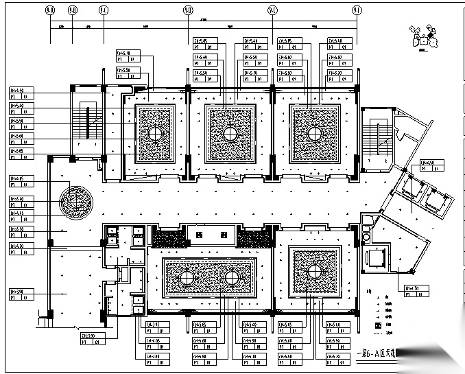 [四川]大唐宴会办公空间设计施工图（附效果图）