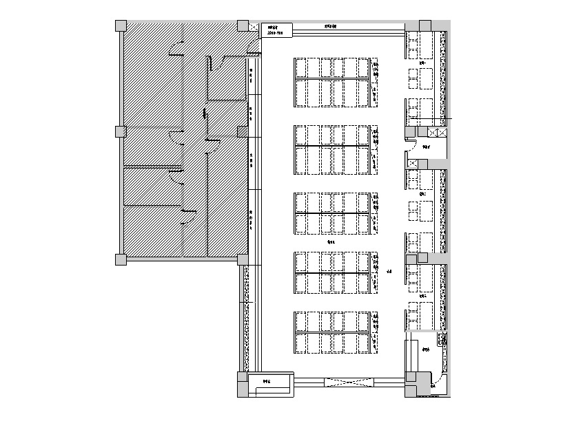 [新疆]460平米韩式料理餐饮空间设计施工图（附效果图） 日韩料理店