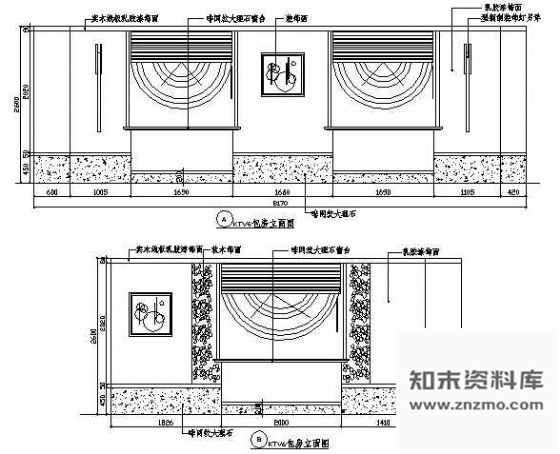 图块/节点KTV包房立面图5