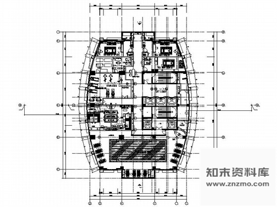 施工图江苏高层连锁酒店客房装修CAD施工图含效果