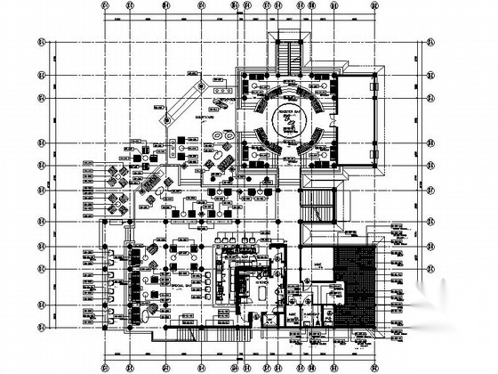 [云南]西双版纳民族风情特色酒吧CAD施工图（含效果图）