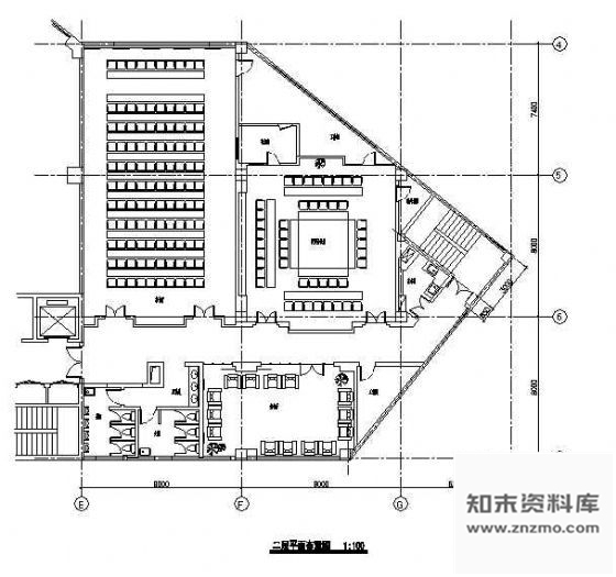 施工图办公楼裙房装饰