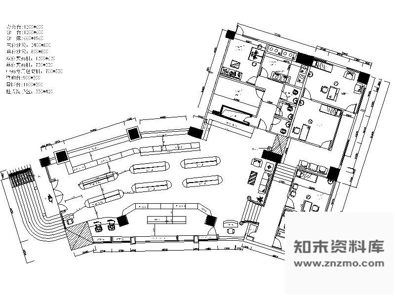 施工图360平药店中医诊所(含效果图)