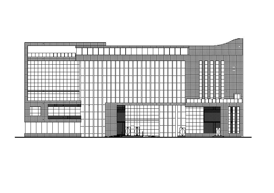 [宁夏]五层框架结构研究中心建筑施工图（含效果图）