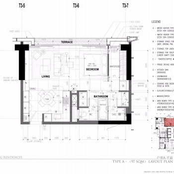 WILSON&ASSOCIATES-201607深圳华润城项目T3公寓西塔标准层图纸-样板间房型A