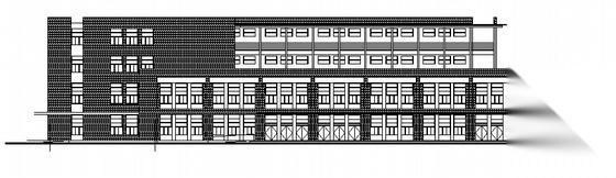 无锡惠山某学校规划区食堂建筑结构方案图