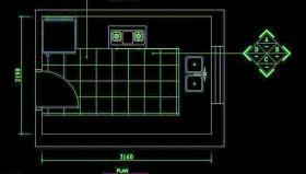 cad设计之厨房图片