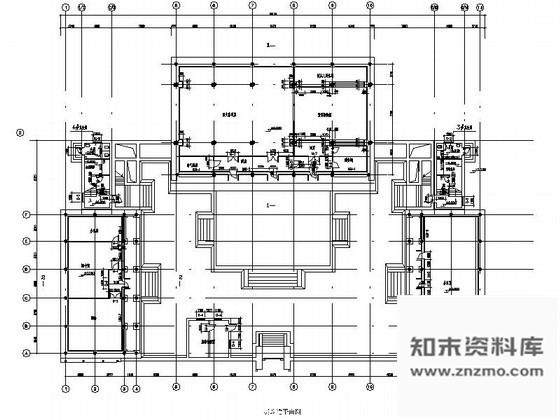 图块/节点某古建筑室内装饰设计节点详图