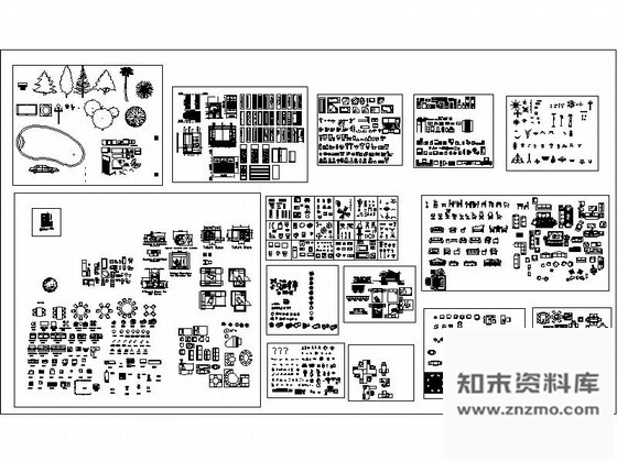 图块/节点成套CAD图块下载