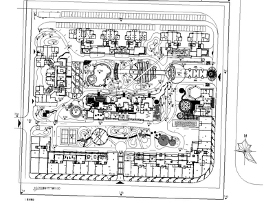 [广州]花都龙珠苑居住区全套景观设计CAD施工图