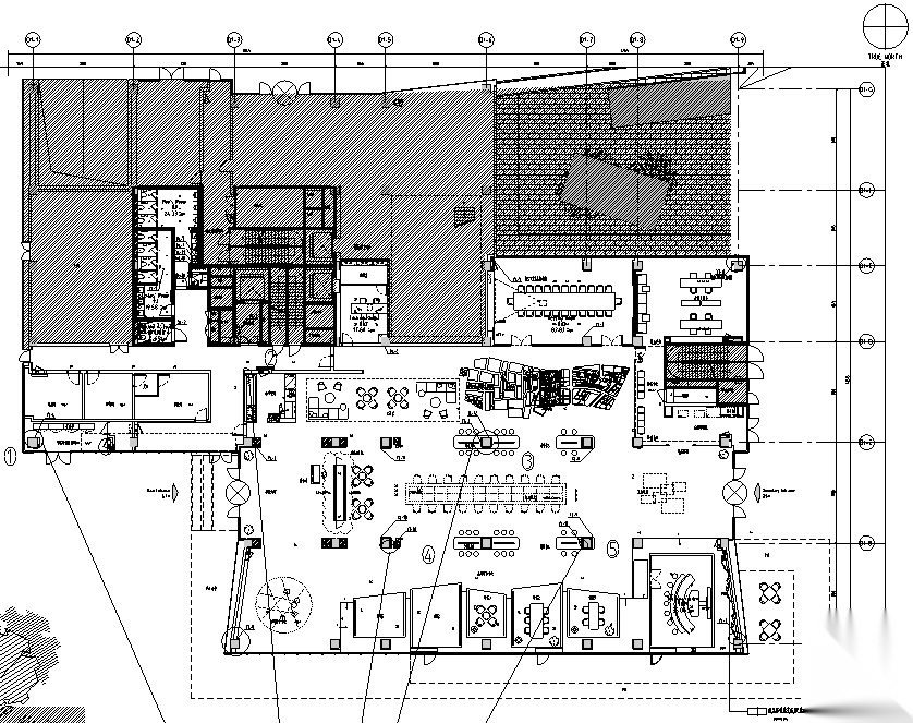 [上海]万科御河硅谷售楼空间设计施工图 效果图