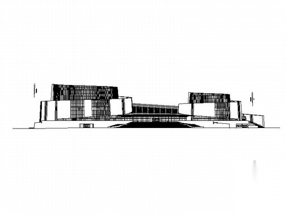 [辽宁]大型艺术中心建筑施工图（甲级设计院 图纸精细...