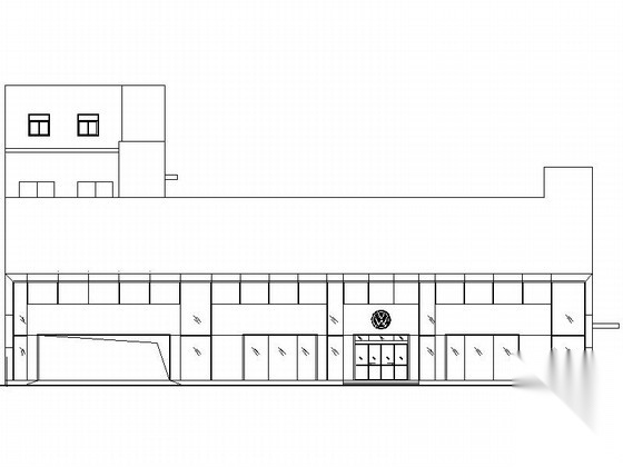 南昌 某汽车4s店建筑 施工图 展销厅