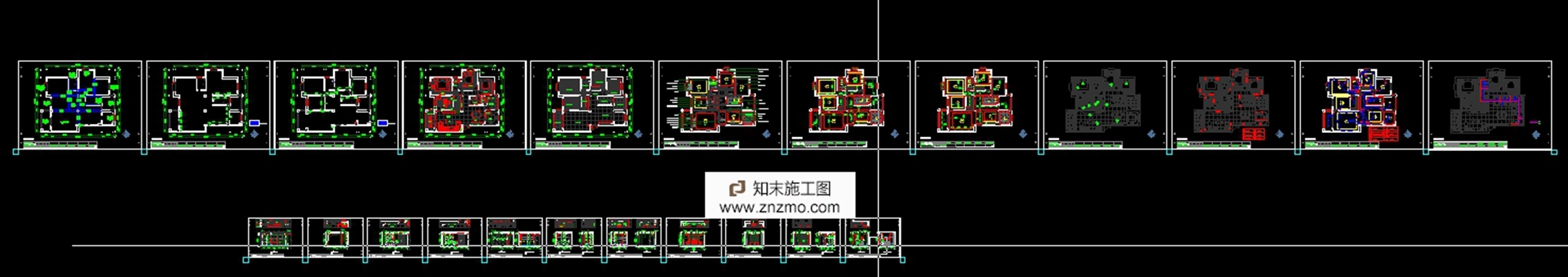 海都花园 施工图+效果图