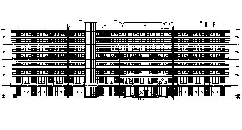 [宁夏]简洁风格校园文化交流中心建筑设计施工图