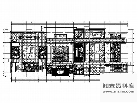 施工图上海文化创意会所室内装修CAD施工图含效果