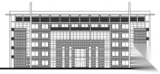 某五层办公楼建筑方案图