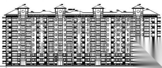 某小高层住宅建筑建施图纸