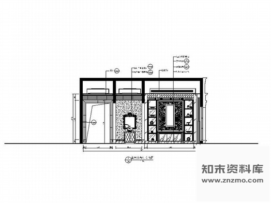 图块/节点别墅小餐厅立面图