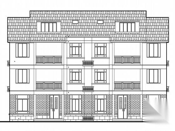 慈溪市 某村民三层住宅通用建筑施工图 自建房