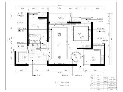 完整cad施工图及现场图片 平层