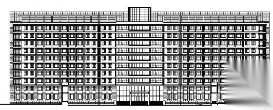 宿迁行政中心某十层办公楼建筑施工图