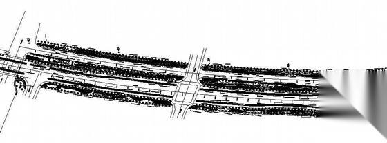 某道路绿化平面施工图